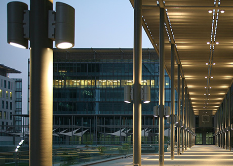 Dubai International Finance Centre. Lighting Consultant: DPA Lighting Consultants and Douglas Brennan: RMJM